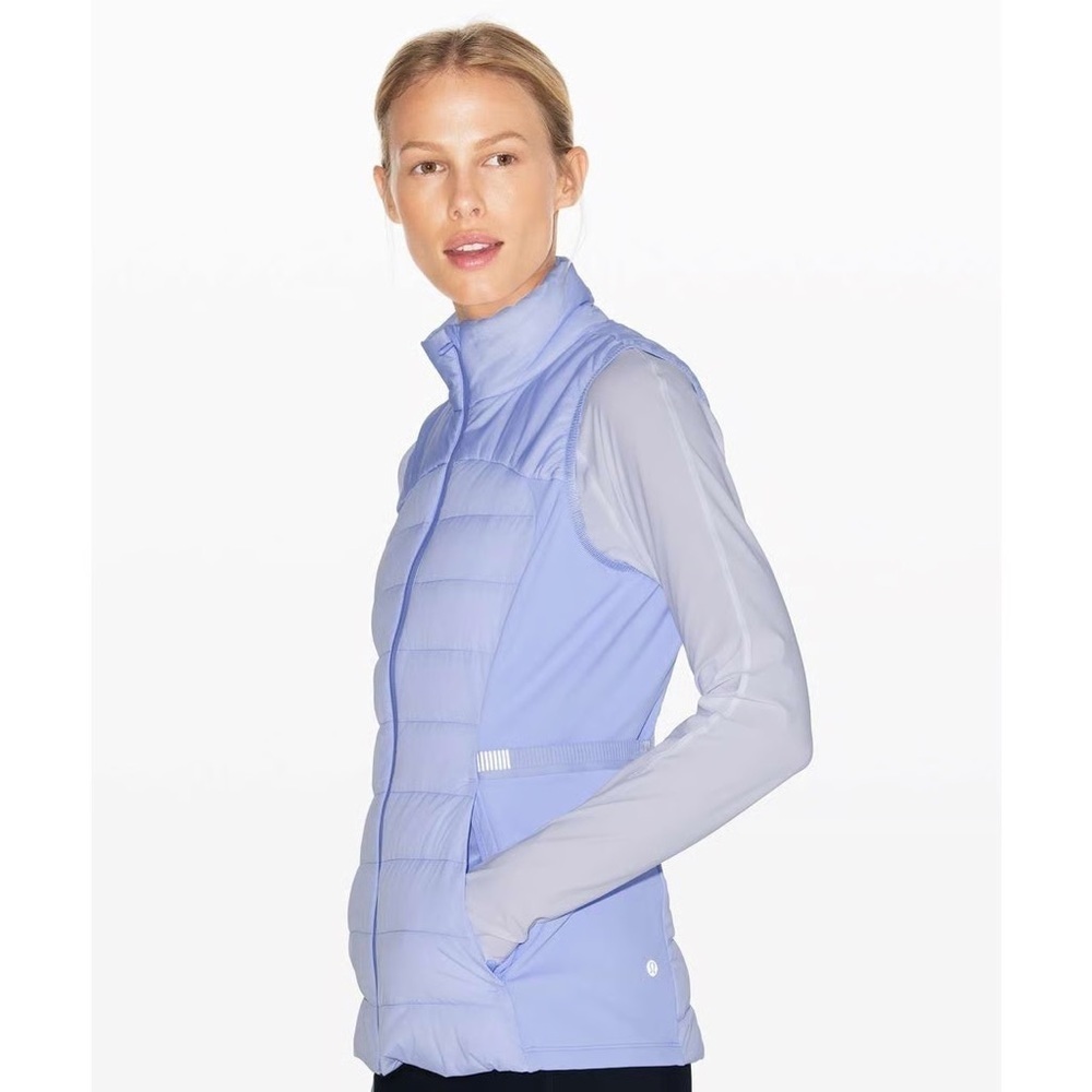 Lululemon Down For It All Vest Lavender Dusk Purple Blue W4AQLS